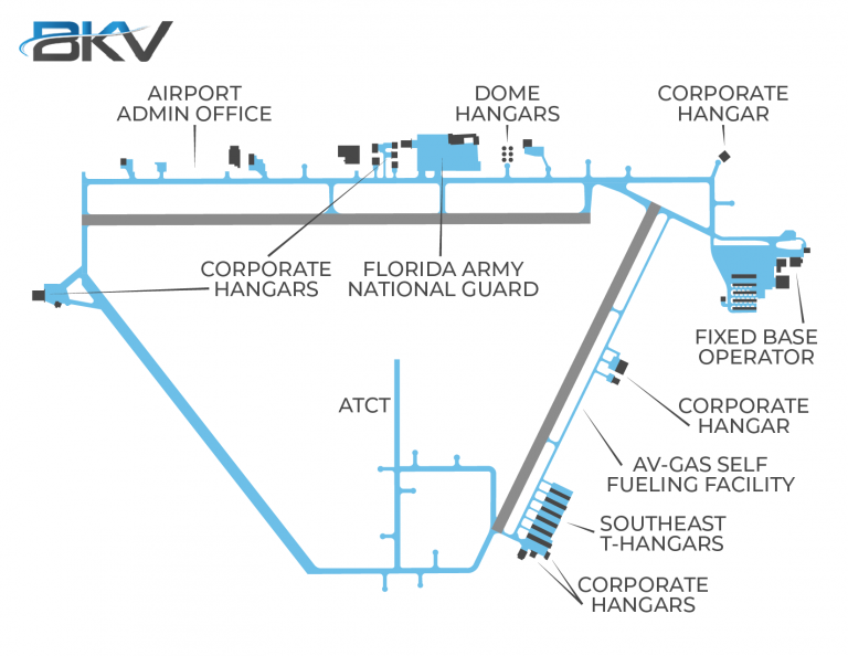 Airport Map Brooksville — Tampa Bay Regional Airport